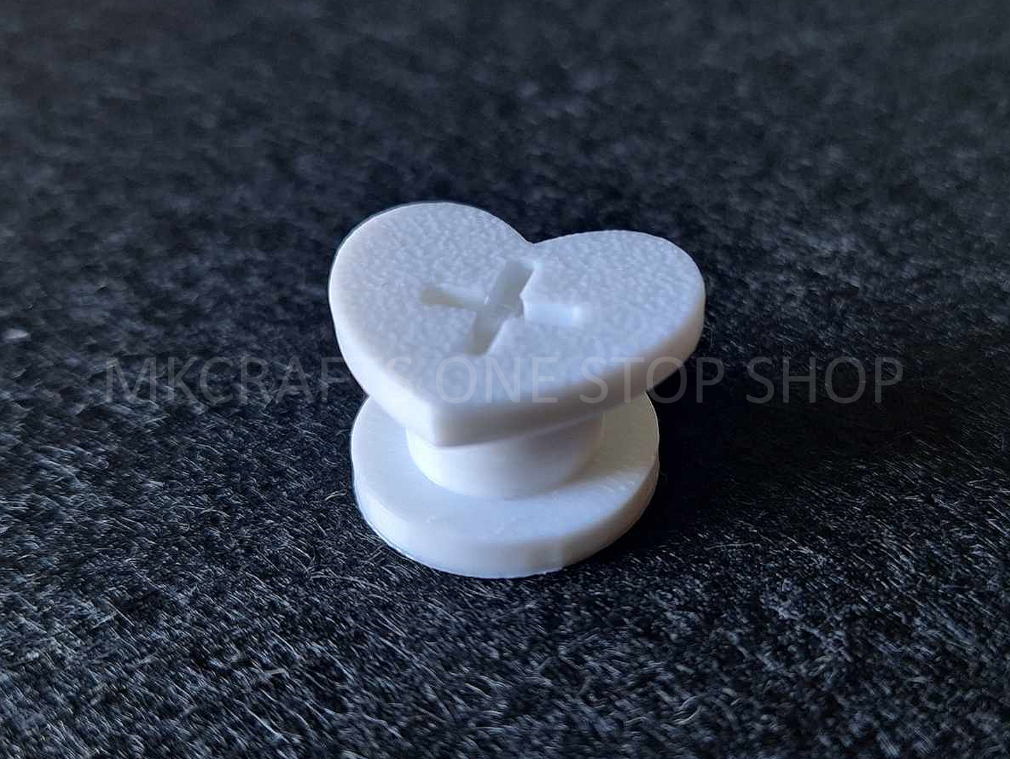 Heart Shaped Bogg Bag Charm Backer