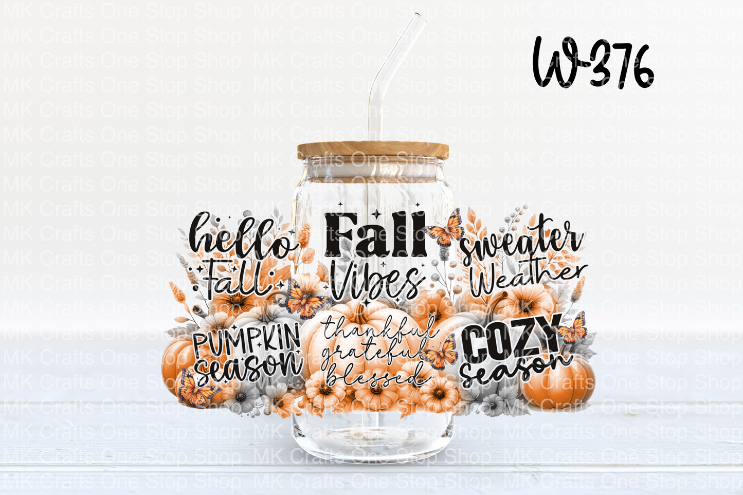 UV DTF 16 oz. Tumbler Wrap (W-376)