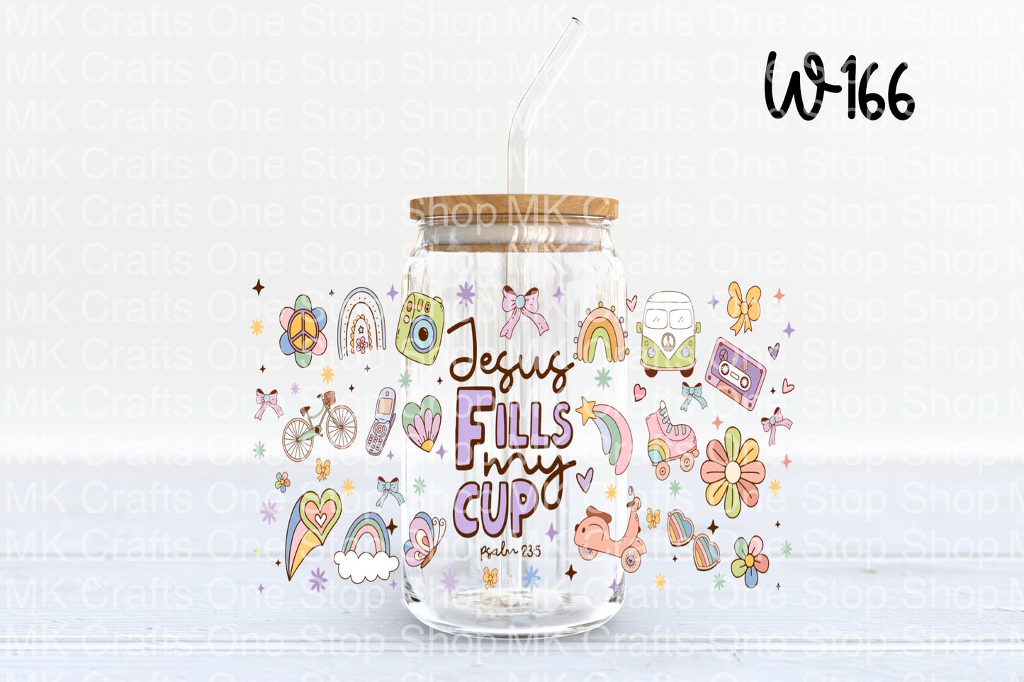 UV DTF 16 oz. Tumbler Wrap (W-166)