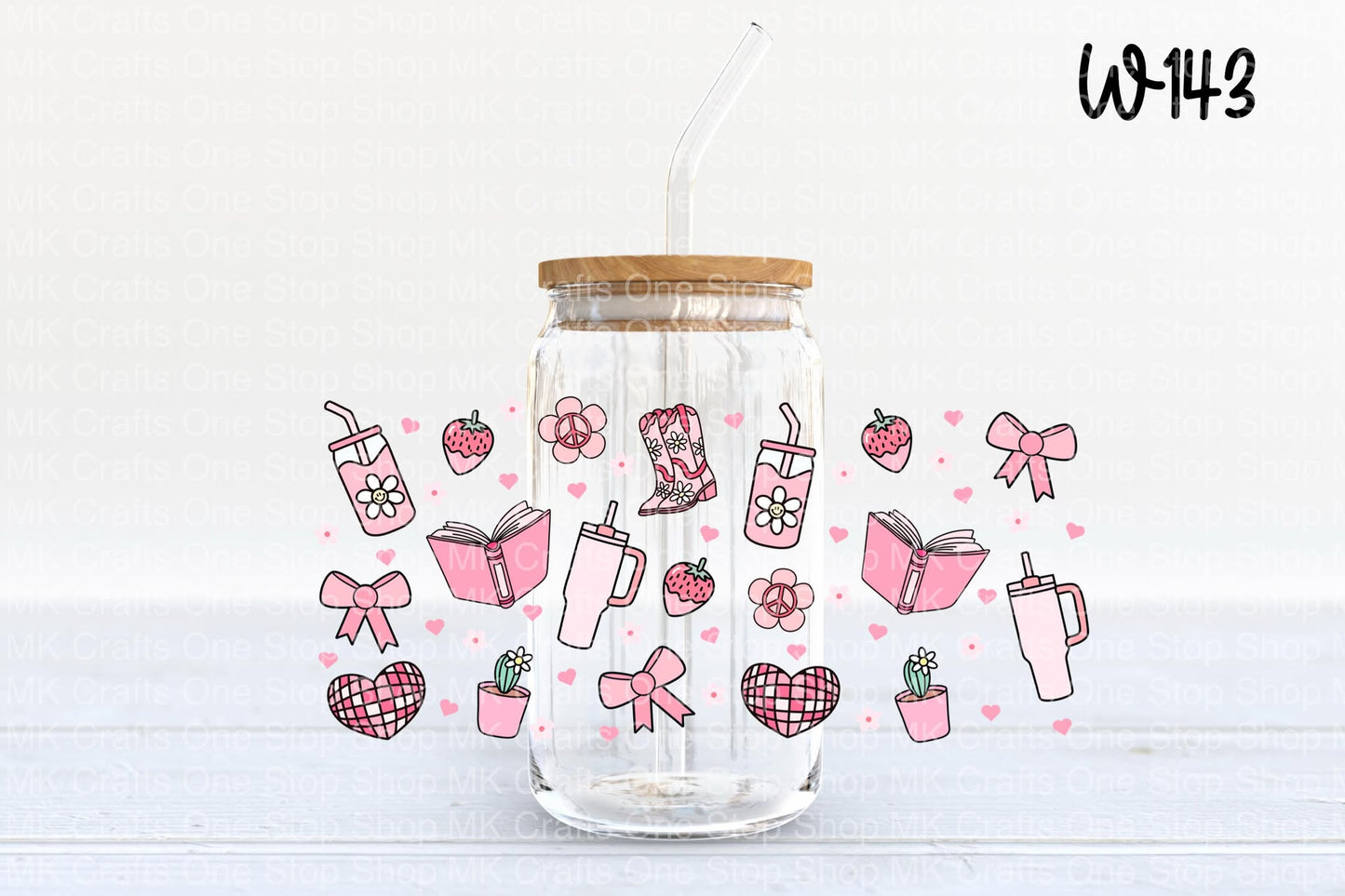 UV DTF 16 oz. Tumbler Wrap (W-143)
