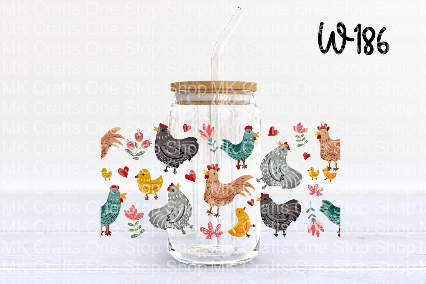 UV DTF 16 oz. Tumbler Wrap (W-186)