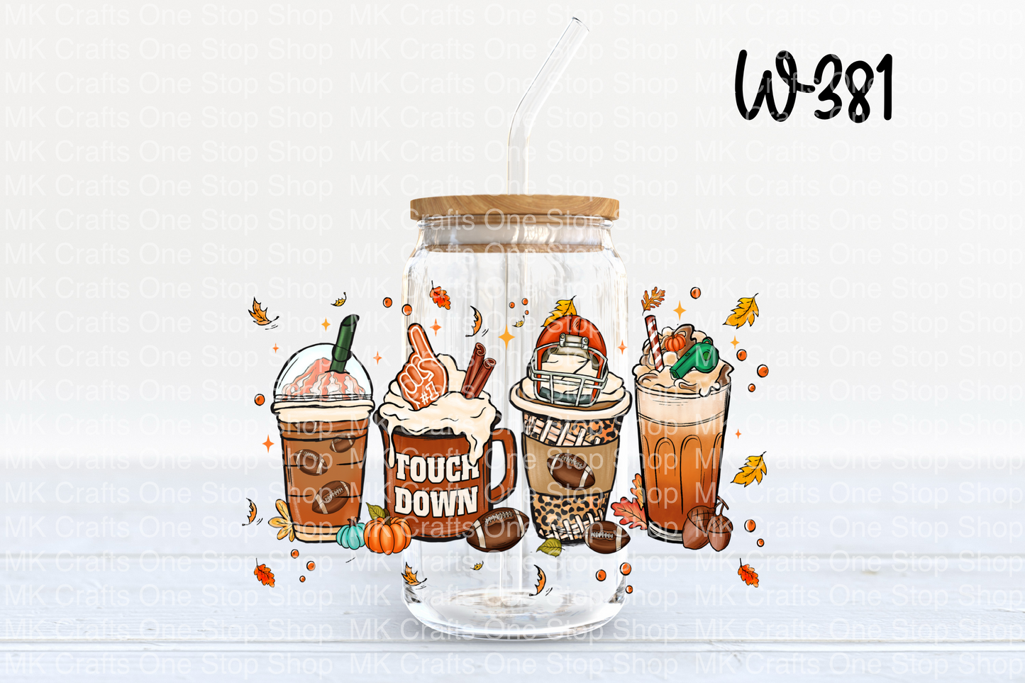 UV DTF 16 oz. Tumbler Wrap (W-381)