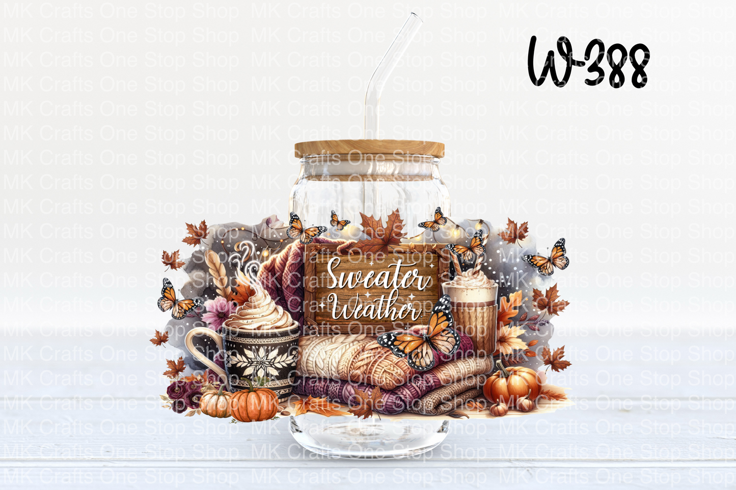 UV DTF 16 oz. Tumbler Wrap (W-388)