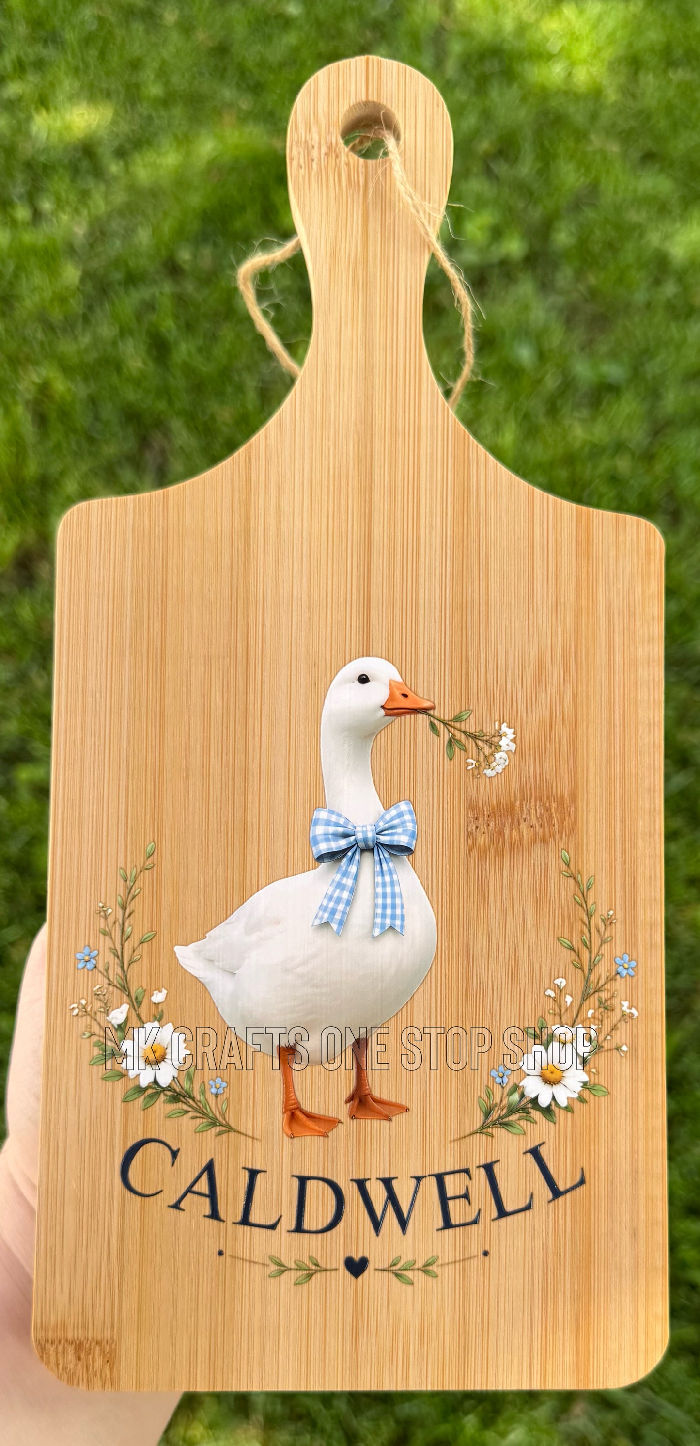 Goose Last Name Cutting Board