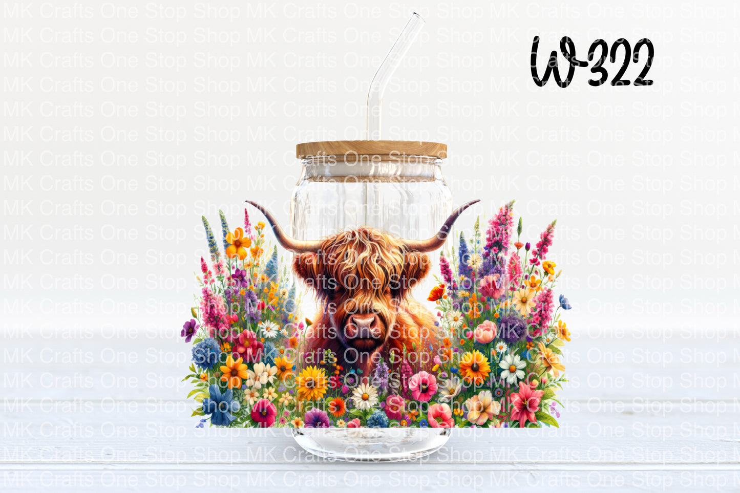 UV DTF 16 oz. Tumbler Wrap (W-322)