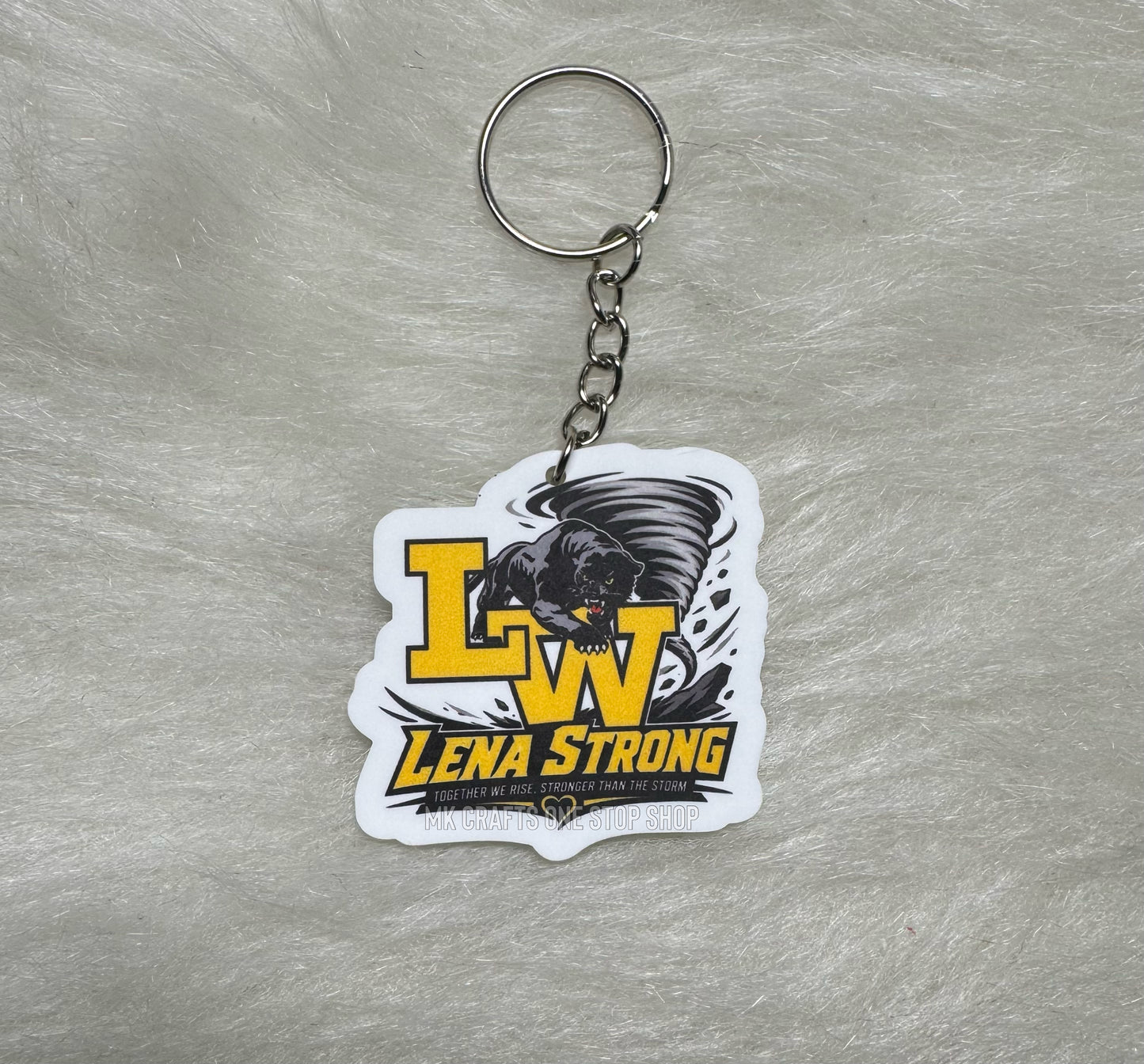 2” Lena Strong keychain