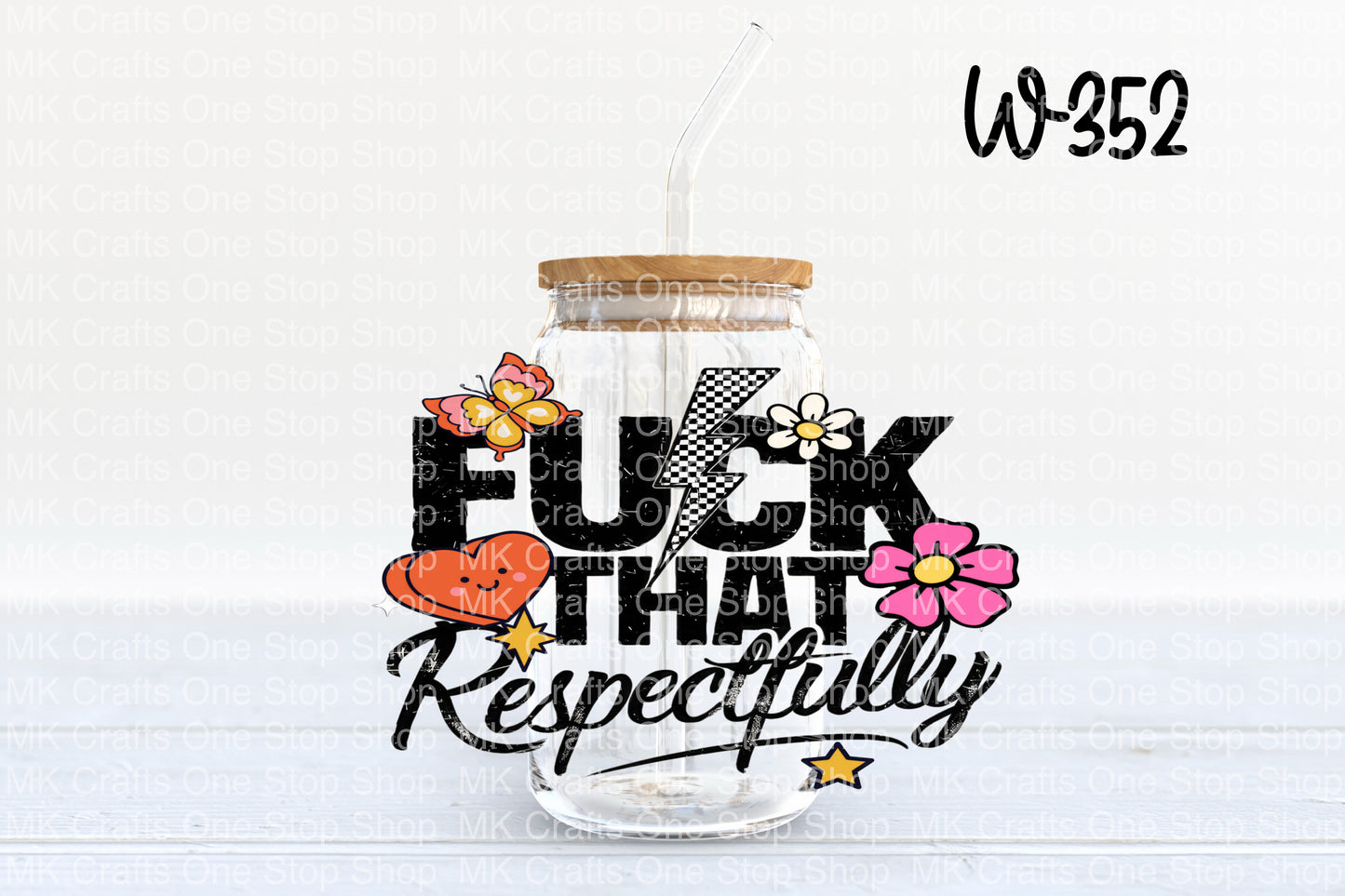 UV DTF 16 oz. Tumbler Wrap (W-352)