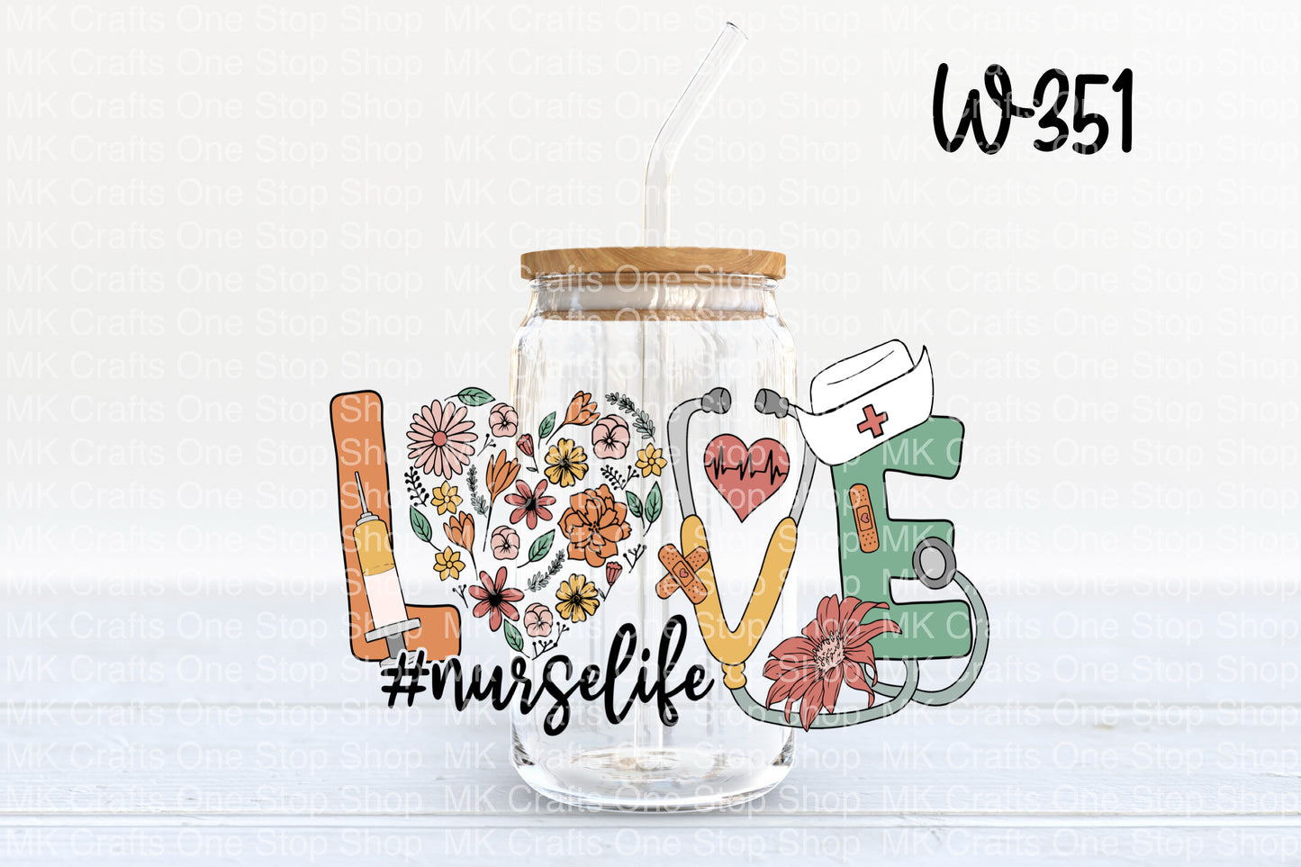 UV DTF 16 oz. Tumbler Wrap (W-351)