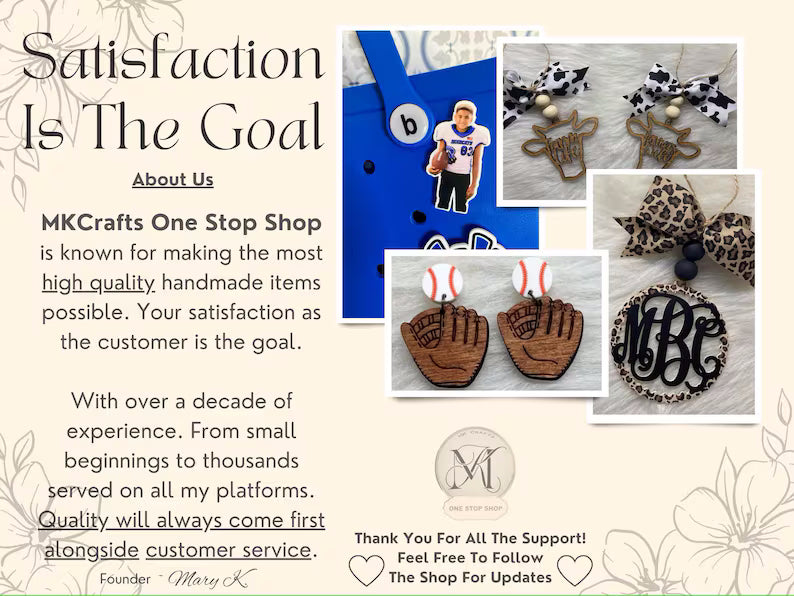 Personalized Sports Logo Bogg Charm