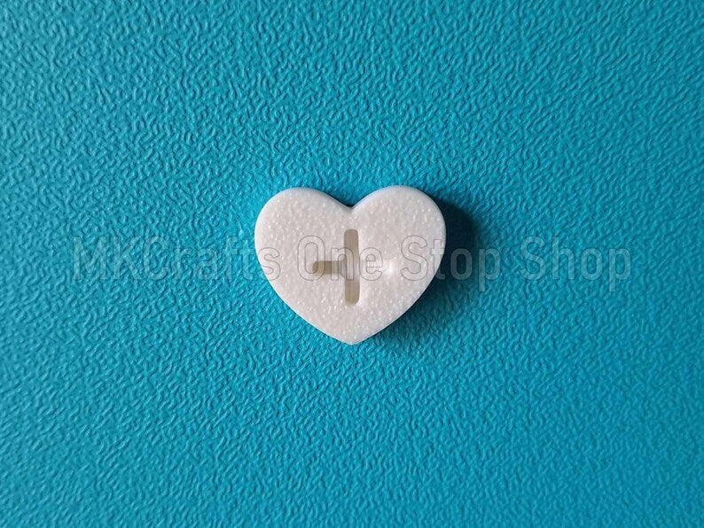 Heart Shaped Bogg Bag Charm Backer