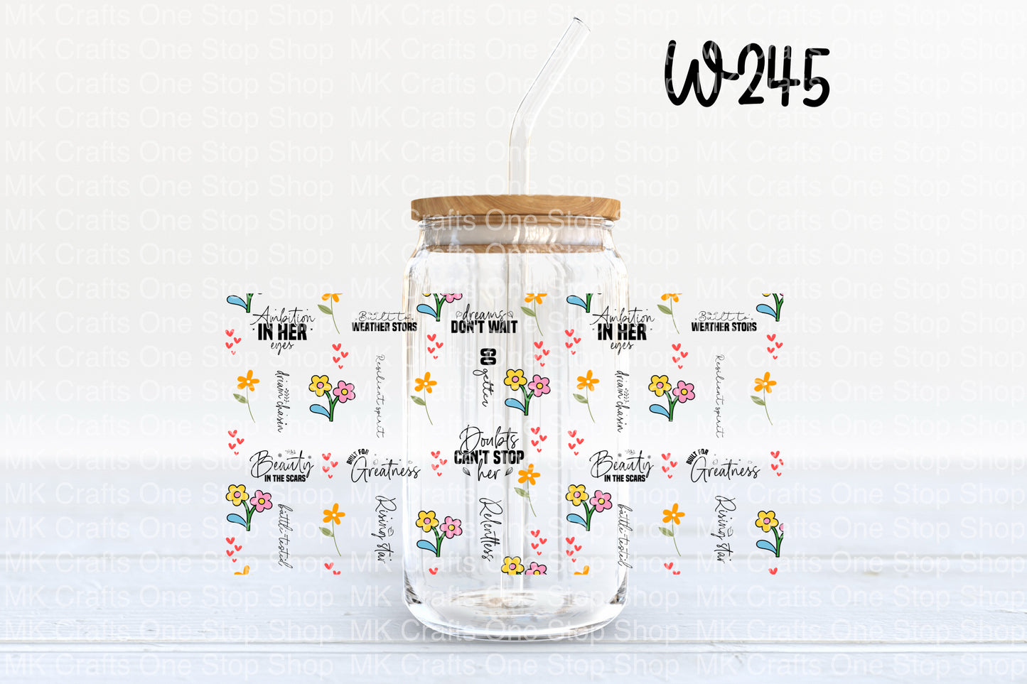 UV DTF 16 oz. Tumbler Wrap (W-245)