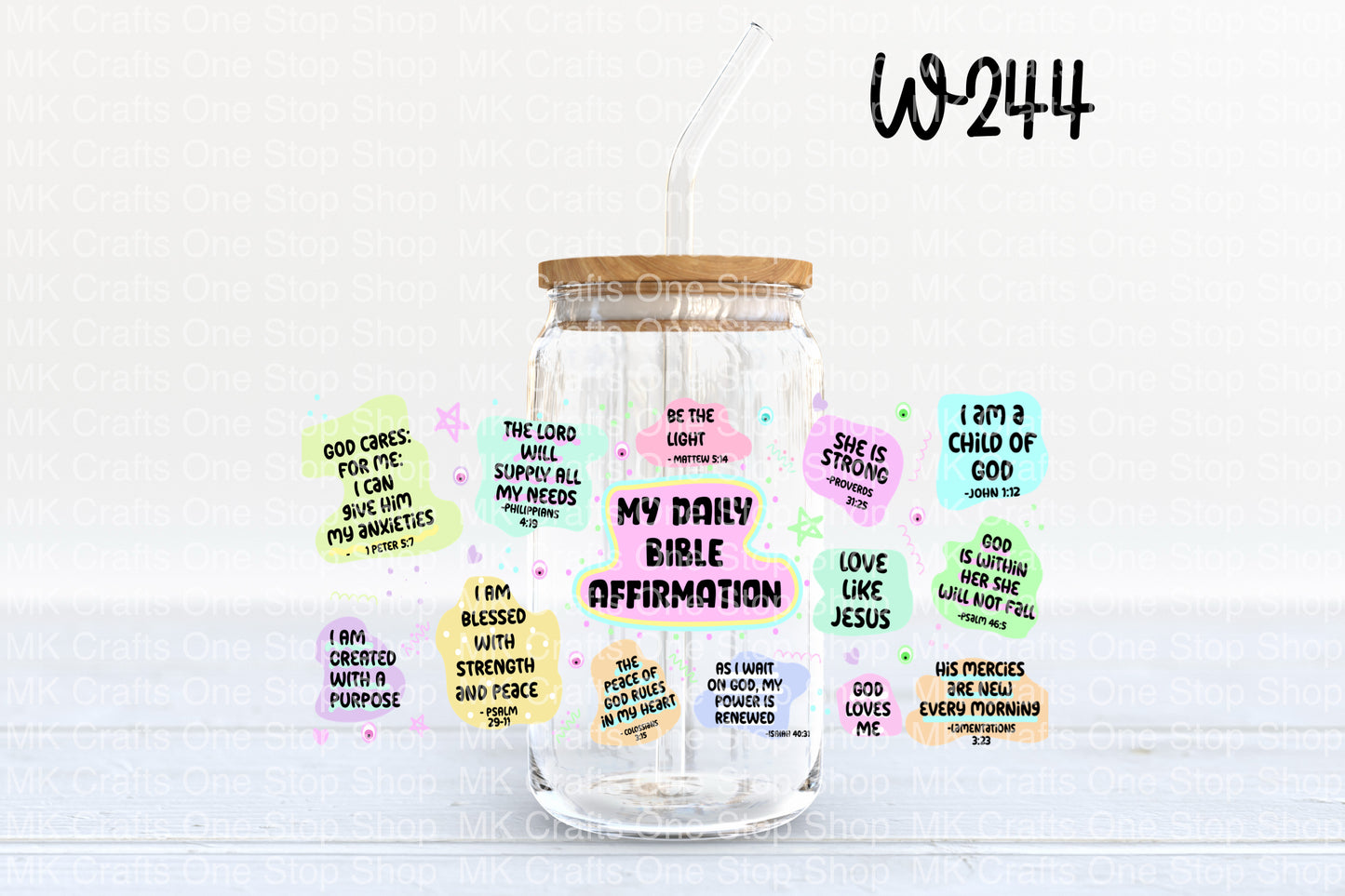 UV DTF 16 oz. Tumbler Wrap (W-244)