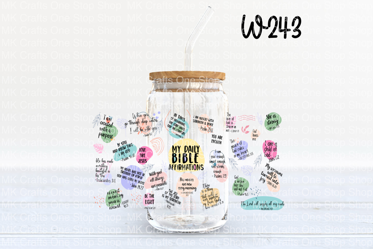UV DTF 16 oz. Tumbler Wrap (W-243)