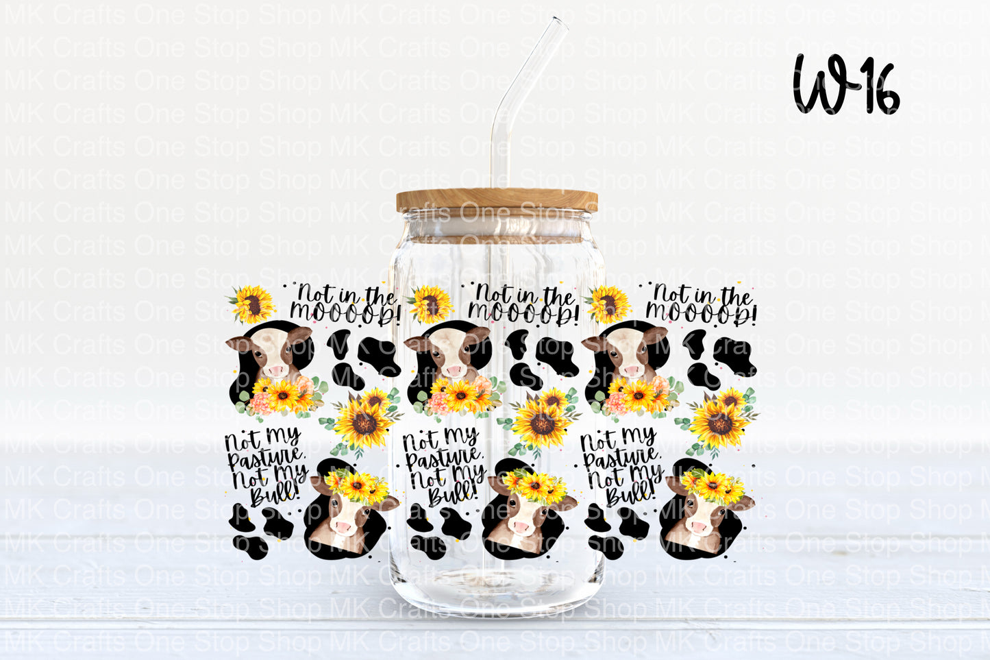 UV DTF 16 oz. Tumbler Wrap (W-016)