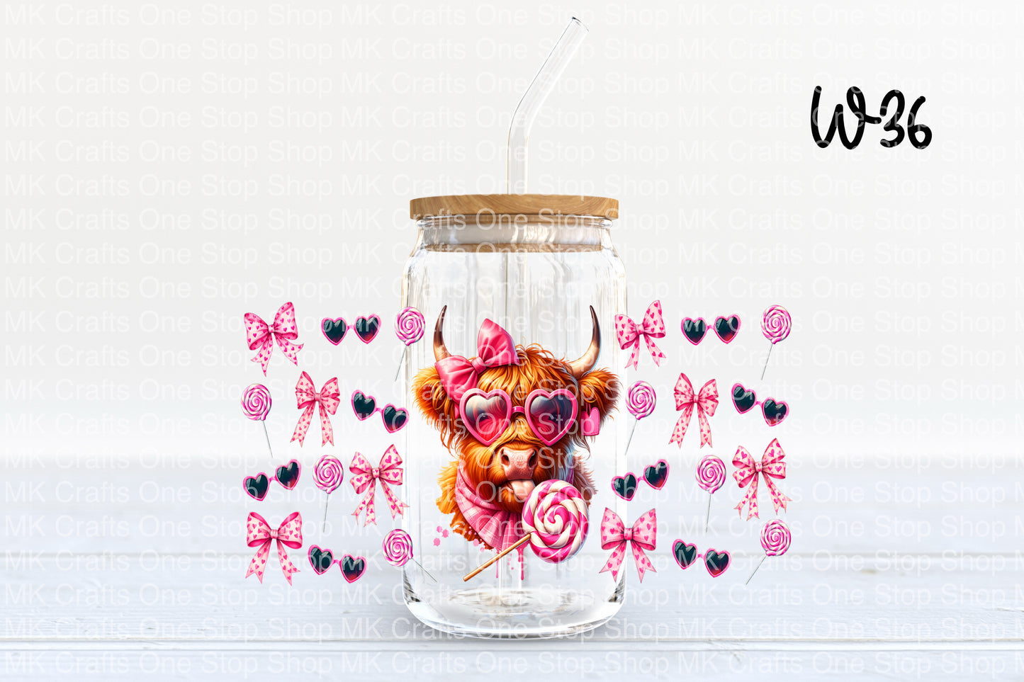 UV DTF 16 oz. Tumbler Wrap (W-036)