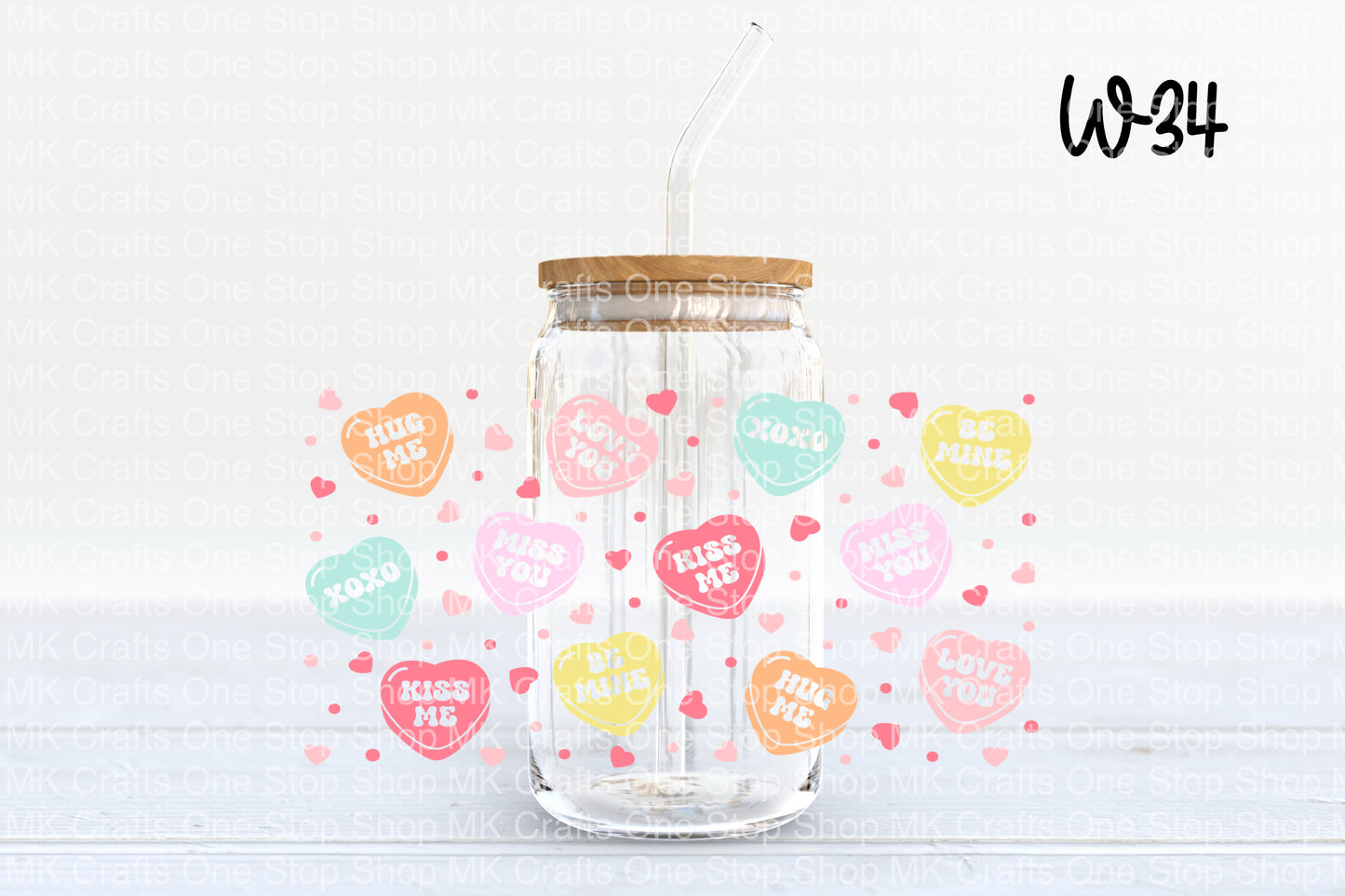 UV DTF 16 oz. Tumbler Wrap (W-034)