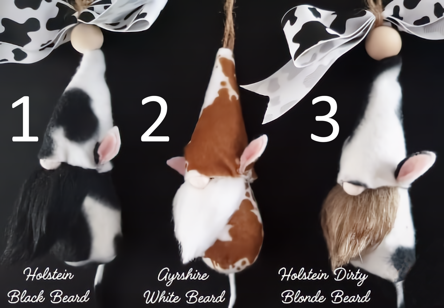 Cow Gnome Car Charm