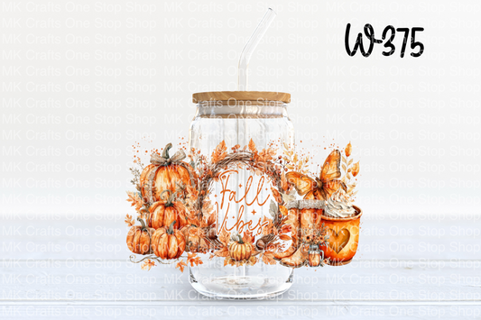 UV DTF 16 oz. Tumbler Wrap (W-375)