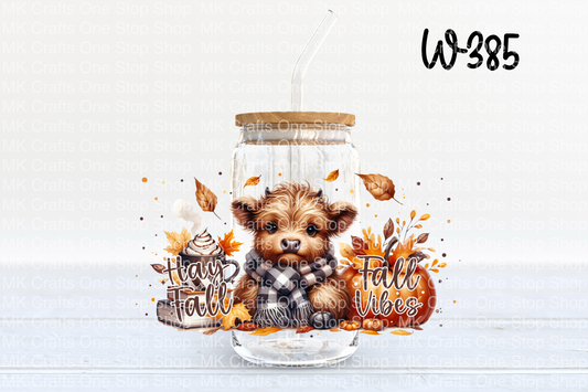 UV DTF 16 oz. Tumbler Wrap (W-385)