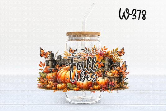 UV DTF 16 oz. Tumbler Wrap (W-378)