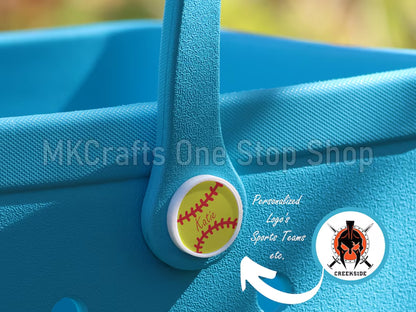 Personalized Bogg Bag Handle Buttons