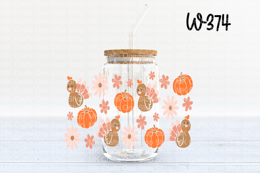 UV DTF 16 oz. Tumbler Wrap (W-374)