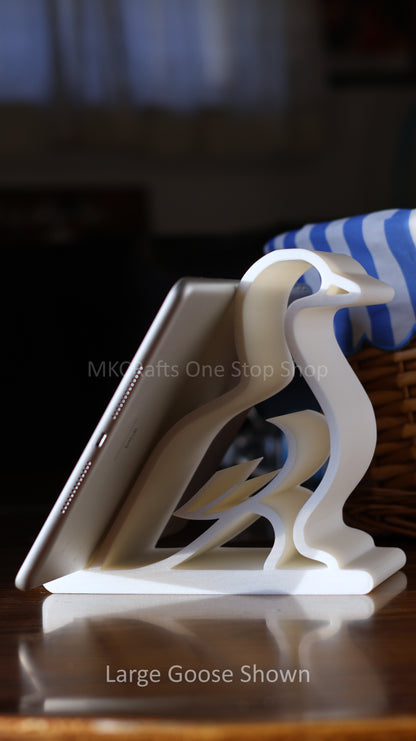 3D Printed Goose Multi-Use Holder Phone/Tablet/Book etc.