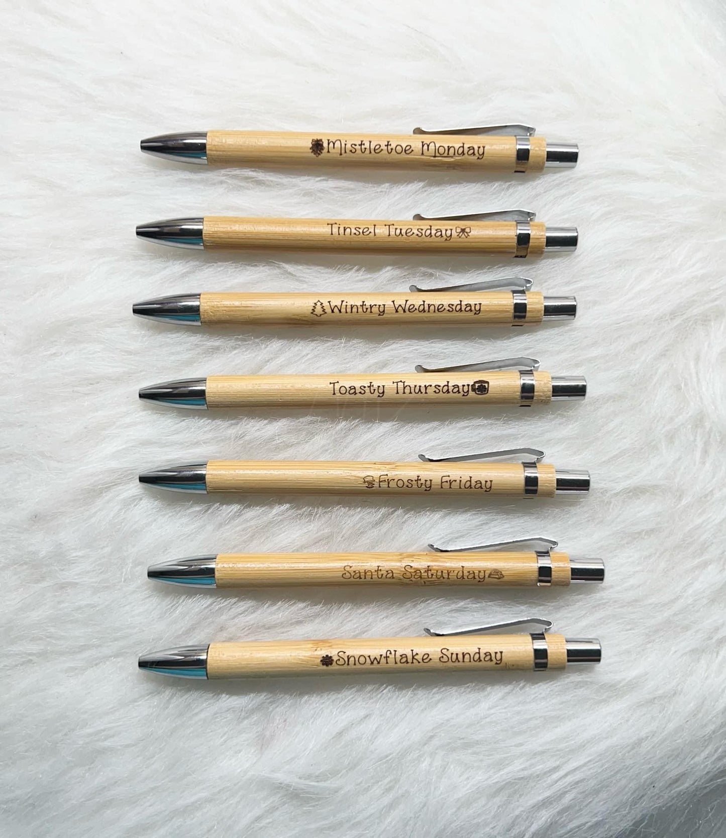 Bamboo affirmation pens (Bulk discounts read for more)
