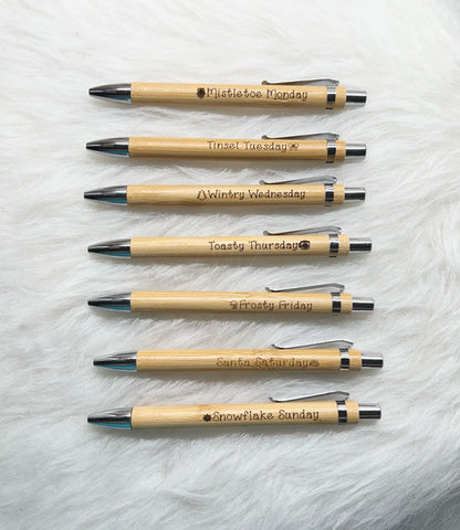 Bamboo affirmation pens (Bulk discounts read for more)