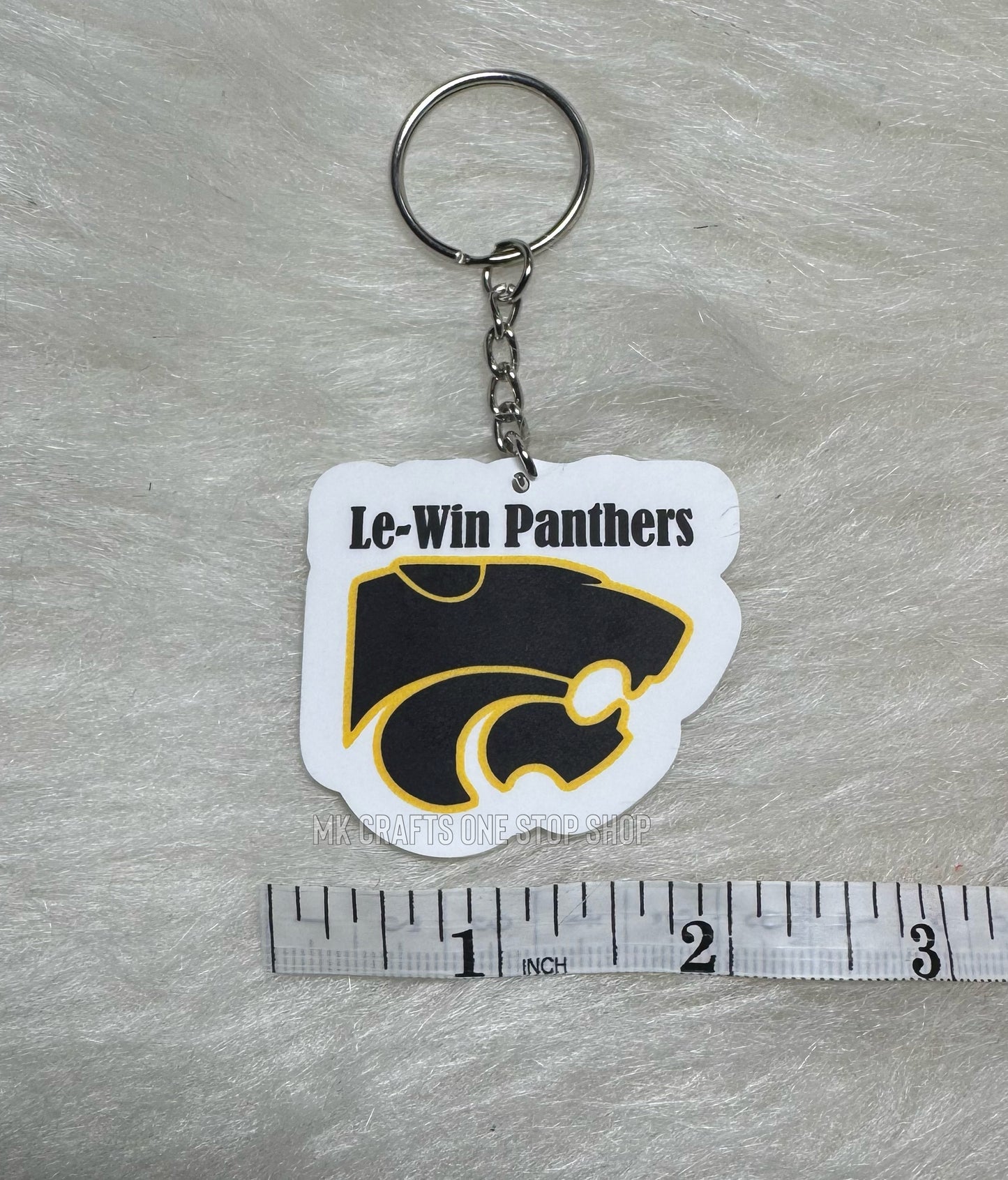 2” Le-Win panthers keychain
