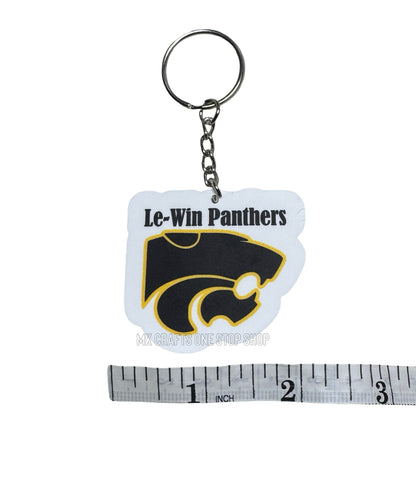2” Le-Win panthers keychain