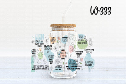 UV DTF 16 oz. Tumbler Wrap (W-333)
