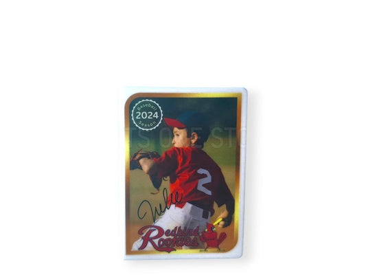 Personalized Sports Card Bogg Bag Charm