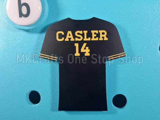 Personalized Sports Jersey Bogg Bag Charm