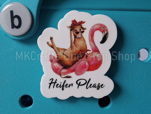 Heifer Please Bogg Bag Charm