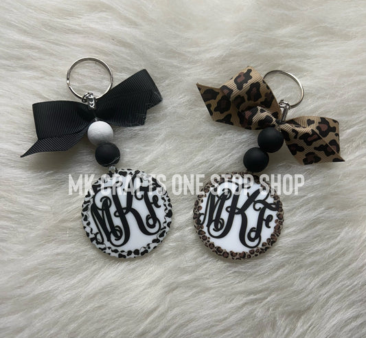 Monogram Initial Keychain